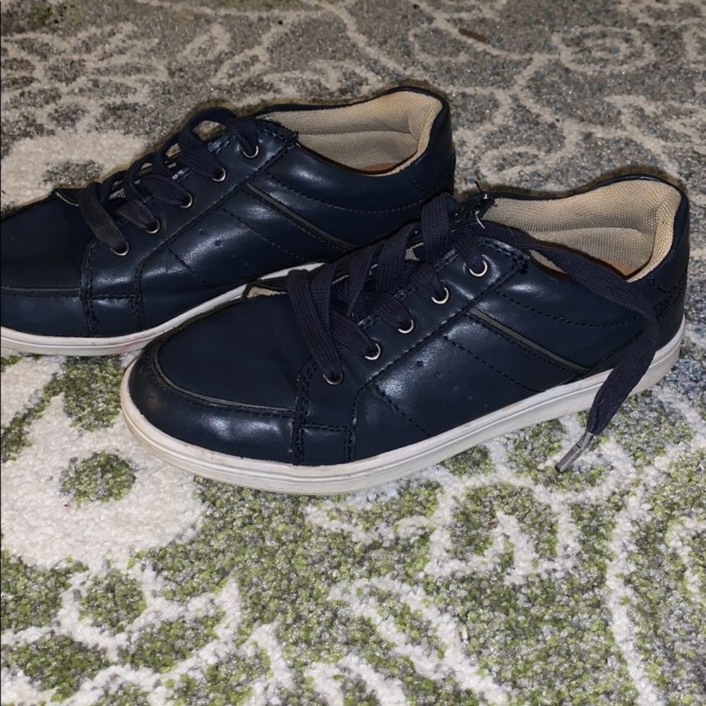 Boys size 2 Cat and Jack shoes- Navy blue